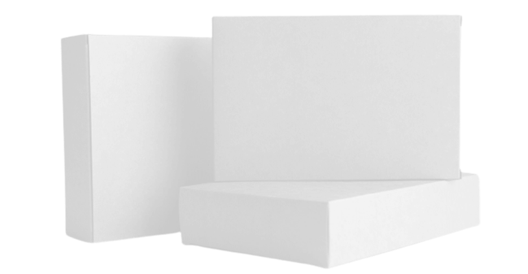 white duplex box